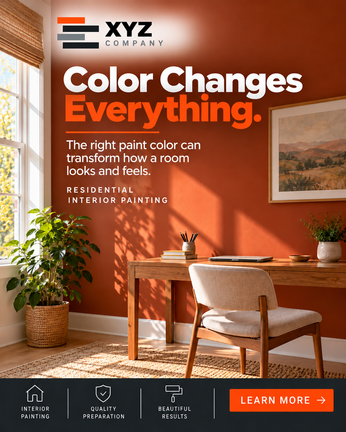 Proposed XYZ Company ad: Color Changes Everything